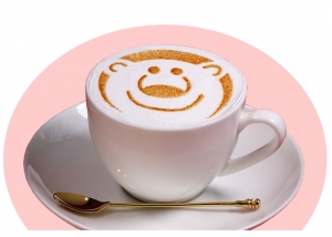 白熊アートカプチーノ